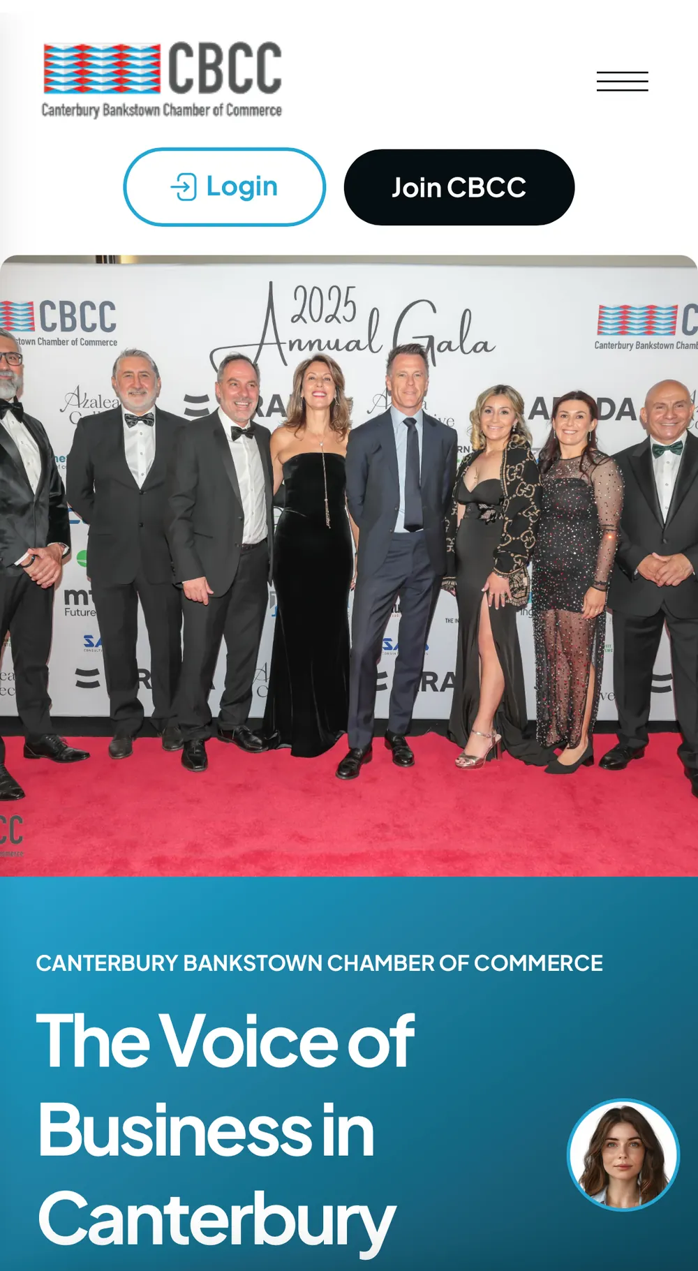 Canterbury Bankstown Chamber of Commerce website screenshot
