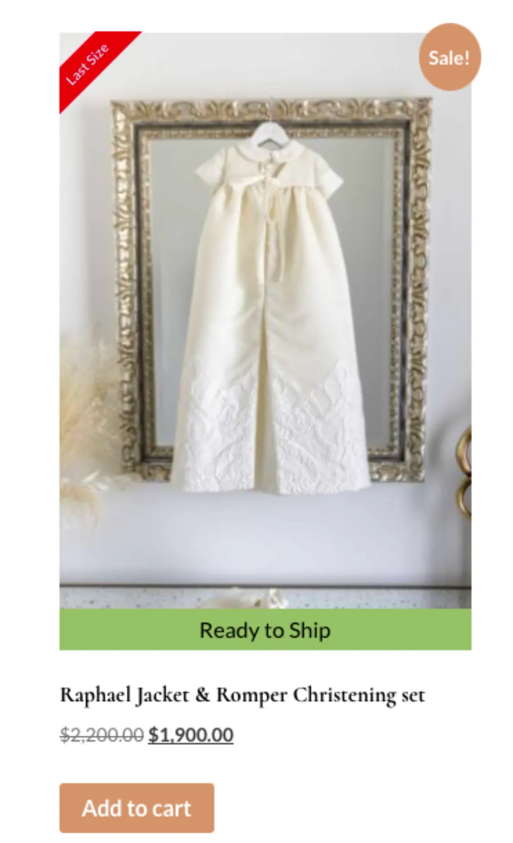 Petit Jardin Couture website screenshot
